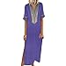 Produktbild Sannysis Damen Maxikleid Langes Elegantes Kleid Strandkleider Türkischer Stil Boho Strandponcho Lose Maxi Kimono Kaftan Tunika Lange Sommerkleider