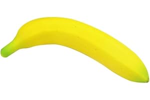 Jowxsx Bananenfrucht in Lebensgröße, realistische Früchte, Kunststoff, künstlich, sortiert, dekorative Früchte, Party, Weihnachten, Heimdekoration, Fotoshooting, Dekoration