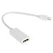 Produktbild Mini DP Display Port Stecker auf DVI/HDMI/VGA Buchse Konverter Adapter Weiß