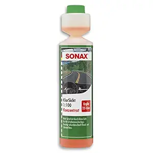 Sonax 371141 Clear View Windscreen Washer | Eradicates Dazzling And Greasy Films | 250ml