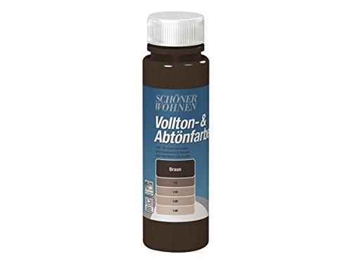 Voll- und Abtönfarbe Braun 500 ml