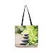 Produktbild Ausgleich zen pebble stones outdoor spa leinwand tote handtasche umhängetasche crossbody taschen geldbörsen für männer und frauen einkaufen tote