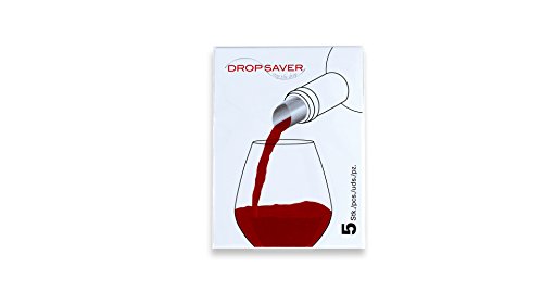 DROPSAVER „stop the drop“ (5er-Packung) – Weinausgießer, Flaschenausgießer, tropffrei Ausgießer - 6
