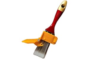Blanketswarm Herramienta de borde de cepillo de pintura, cepillo de decoración de pintura para el hogar con mango para bordes techos abovedados escaleras