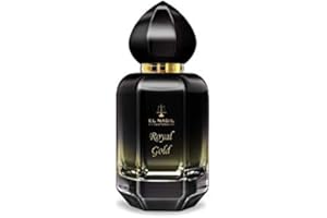 BUSINESS SQUARE BS Perfumy Royal Gold 50ml El Nabil - Woda perfumowana Unisex, arabskie perfumy, zapach piżma, perfumy dla mężczyzn, Attar kobiety, piżmo Halal UWAGI: Jaśmin, Róża, Wanilia, Słodkie, Piżmo, Szary