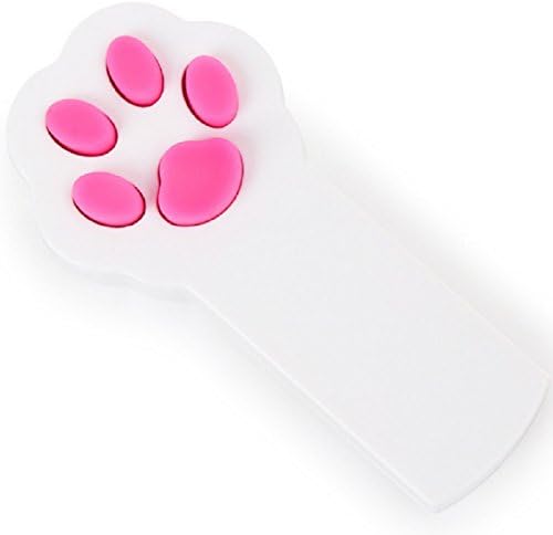 Cat Kitten Light Pointer Toy – BUYDirect – Paw Style Cat Training Chaser Catch Interactive LED Tool – White