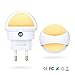 Produktbild LED-Nachtlicht Wand-Nachtlampe - Automatisches Plug & Play mit Dämmerungssensor - [2 Stück] Innenbeleuchtung für Baby-Wohnzimmer Badezimmer Küche (warmweiß) [Energieklasse A]