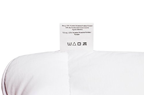 ZOLLNER® kochfestes Kinder / Baby Kopfkissen und Bettdeckenset versteppt, direkt vom Hotelwäschehersteller, Serie „Bambini“ - 2