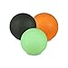 Produktbild Captain LAX Massageball Original - Lacrosseball im 3er Pack in Schwarz, Orange, Glow In The Dark leuchtet im Dunkeln, Hartgummi, Größe einzeln 6 x 6 cm für Triggerpunkt- & Faszienmassage/Crossfit