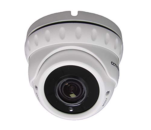 5MP IP NETWORK OUTDOOR WHITE CCTV DOME CAMERA 2.8-12mm VARIFIOCAL LENS UP TO 30m IR