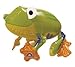 Produktbild 1 Stück Folienballon AirWalker 'Adorable Froggy - Bezaubender Frosch', ca. 56 cm, ohne LOLLIPOP-Gasfüllung