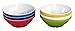 Produktbild Ornamin Schale 200 ml bunt, Melamin, 6er Set | kleine, leichte Kunststoffschale | robustes Alltags-Geschirr für zu Hause, Camping, Picknick, BBQ, Gemeinschaftsverpflegung, Großküchen | Dessertschale, Nachtischschälchen, Beilagenschale, Müslischale