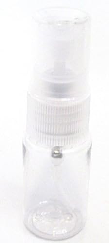 Perfume Aftershave 10ml Atomiser Atomizer Bottle- Plastic Travel Refillable Spray (Transparent)