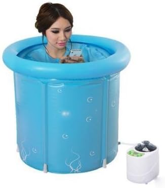 XIE PVC Fumigation of sky blue barrel bath barrel pink herbal fumigation , sky blue , 80*80cm
