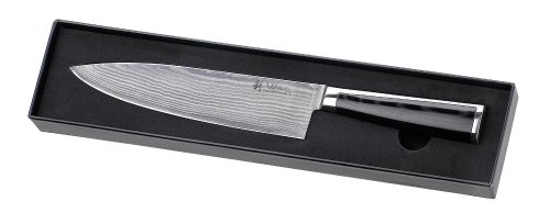 Wakoli 1DM-CHE-MIG Damastmesser Chefmesser, Japanischer Damaststahl VG-10, Migan - 3