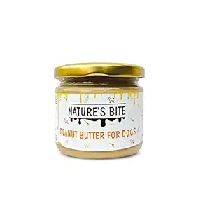 Supervet Nature's Bite Dog Peanut Butter, 300g -100gm- Dog Treats Healthy Peanut Butter -with Honey with Omega 3 6 (100gm)