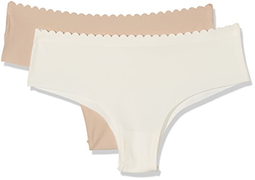 Dim Body Touch hipster microfibre X2, Slip Lot de 2 Femme, Beige (Nacar/Piel 5Hc), 36/38