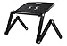 Produktbild WHHWYD Kunststoff Computer Schreibtisch Computer Schreibtisch Klapptisch Bett Notebook Aluminium Halterung,schwarz,A