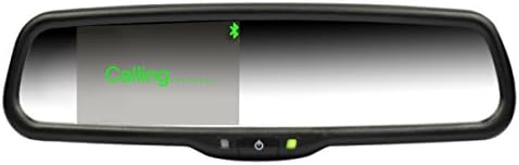 Airysee AS-43LAB 4.3 Inch Auto Mirrors Monitor, Phone Bluetooth Handsfree, OEM Replacement Mount, 2CH Dual Video Inputs for Car Parking Camera System,DVD, VCD, Auto Adjust Brightness--1 Year Warranty