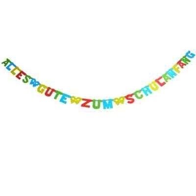 Buchstabenkette Alles Gute zum Schulanfang", 2,50 m"