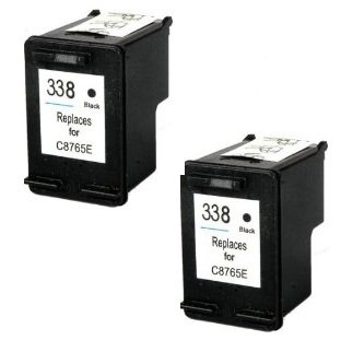 Prestige Cartridge HP 338 2-er Pack Druckerpatronen für Deskjet 460 5940 6520 6540 6545 6620 6800 6830 6840 9800 9803 9808 9860 PSC 1600 1603 1605 1608 1610 1613 1615 1618 2300 2350 2355 Photosmart 2575 2605 2608 2610 2613 2615 2710 2713 7850 8049 8050 8150 8450 8750 Pro B8330 Pro B8338 Pro B8350 Pro B8353 Officejet 100 Mobile 6200 6205 6210 6213 7210 7213 7310 7313 7410 7413 H470 Pro K7100 Pro K7103 Pro K7108, schwarz