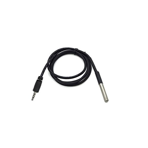 Preisvergleich Produktbild Wokee digitaler Edelstahl Temperatursensor Temperaturfühler, Digital-wasserdichter Temperatur-Sensor DIY für Sonoff TH10 / TH16 Thermostat-Schalterwasserdicht