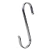 Produktbild TITECOUGO 1 PCS Quality 304 Stainless Steel Universal S Shaped Hanging Hooks Kitchen Spoon Pan Pot Hanging Hooks Hangers Multiple Uses (XL-Model 2)