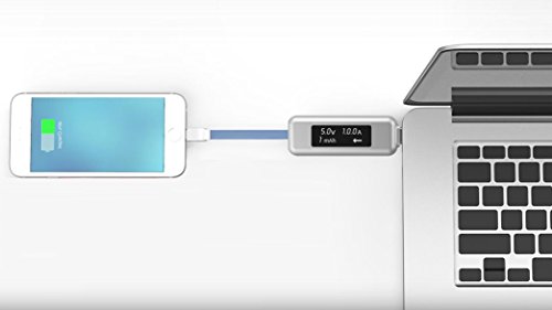 Jokitech USB-C Leistungsmesser Power Meter Tester Multimeter für das neue Macbook, Macbook Pro, Testgeschwindigkeit von Ladegeräten, Kabel, Externe Batteriekapazität - 3