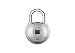 Produktbild Tapplock 1603302 Vorhängeschloss 56mm Bluetooth Silber Fingerabdruckschloss