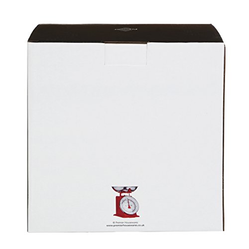 Premier Housewares Küchenwaage Retro-Stil 5 kg, Rot - 4