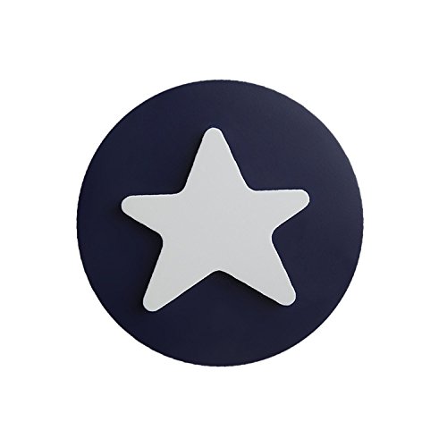 Lorena Canals Knob Star (Navy/White, Pack of 6)