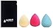 Makeup Blender Foundation Beauty Puff Flawless Smooth Powder Sponge Blending + Free Bag (Beige)