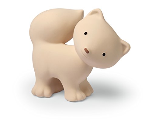 Preisvergleich Produktbild NUK 10256398 Spieltier Fuchs, für Babys und Kleinkinder, aus Naturkautschuk, spielerische Förderung der Sinne, BPA frei, beige