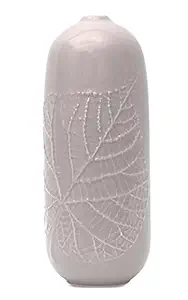 Waabi-Saabi Porcelain Bone China Flower Vase (Pack of 1, Grey)