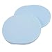 SODIAL(R) 2 Pcs Oval Shaped Makeup Tool Blue Sponge Facial Cleansing Pad