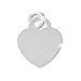 Produktbild 16 mm Tiffany Anhänger Herz Tag Sterling Silber 925 PK1