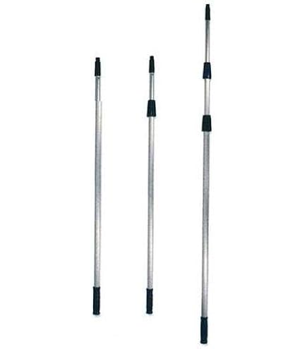 Bastone Telescopico 2,2 M In Acciaio Inox – 6 Segmenti Con Adattatore Conico, Per Pulizia E Verniciatura Soffitti