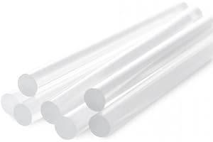 SHABBYCHICCOLORS COLLA A CALDO trasparente 11,5mm x 20 cm conf.1kg circa 50 pz