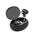 Produktbild TWS True Wireless V5.0 Ohrhörer Noise Cancelling Dual Mikrofon Kopfhörer, verlustfreie Klangqualität mit Ladekoffer, Headset Stereo Sound für IOS Android Smartphones mit Ladegerät Box (Black)