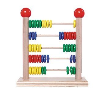 Hess Wooden Abacus Calculating Machine Small Toddler Toy