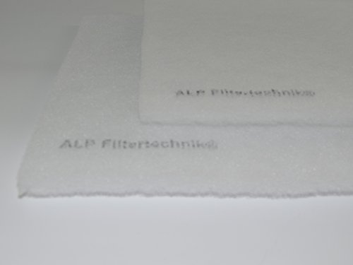 Vorfilter Filtervlies G4 1m x 2m Dicke circa 10mm ca. 120g/m² Alternativfilter Filtermatten zum Selbstschneiden für Vliessmann Zehnder Stiebel Wolf Proxxon Westaflex Pluggit Paul Stork ComfoAir Systemair u.v.m - 2