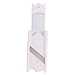 Hengsong Portable Beauty Cucumber Slicer Facial Mask Potato Cutter Peeler Thin Slicer Blade Razor with Mirror (White)