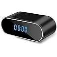 RENMAX® WiFi Camera 1080p Motion Detection Digital Table Clock Portable Rechargeable Night Vision 64GB Support