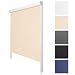 Produktbild Sol Royal® Kassettenrollo SolReflect 80x175cm creme Thermorollo - seitliche Führungsschienen - Befestigung ohne Bohren