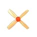 Produktbild LaDicha 2 Pairs Hb2535 2535 2,5X3,5X4 Diy 4 Klinge Pc Fpv Racing Propeller Cw Ccw-Klar Orange
