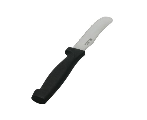 GRÄWE Frühstücks- / Brötchenmesser mit schwarzem Kunststoffgriff