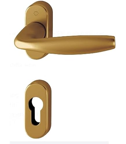 Maniglia Sidney 1126 Bronzo Graffiato - Per Porta Con Serratura Yale, Completa Di Viti - Foto 12