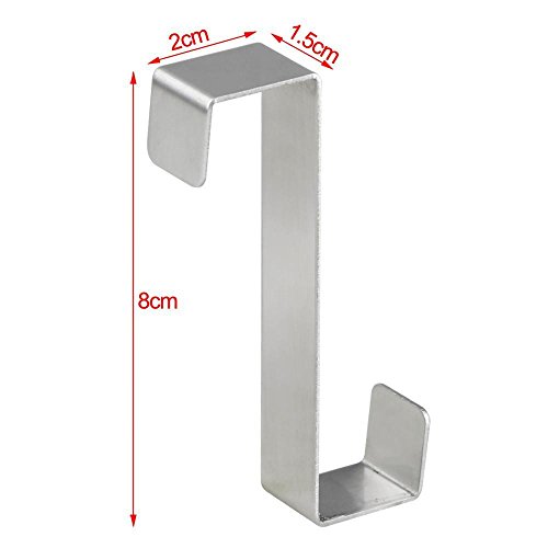 Yahee Türhaken Türhänger Kleiderhaken Badezimmerhaken Garderobenhaken aus Edelstahl 6er Set - 6