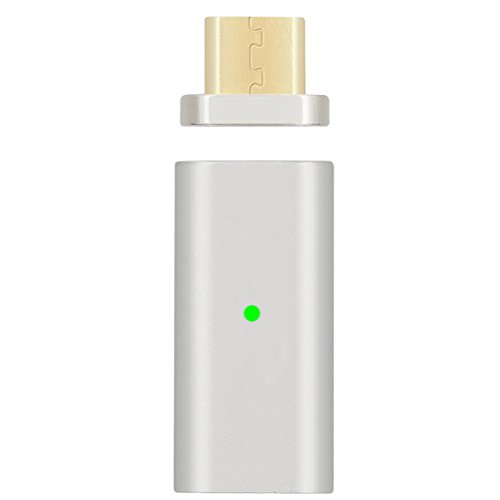 First2savvv CTX-S-ZZ-16 Magnetic Micro USB Quick Charge Adapter Converter Compatible with All Micro USB Data Sync Charge Cable (Cable Not Included)