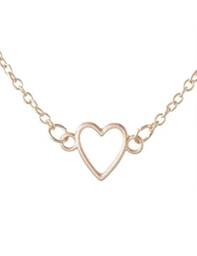 MJARTORIA Körperschmuck Bikinikette Bauchkette Körperkette Hüftkette Bikini Kette Gold Farbe Herz